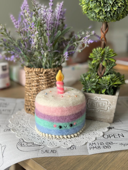 Rainbow layered Cake
