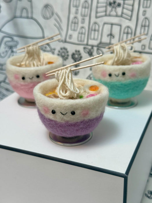 Japanese Ramen pincushion - Purple