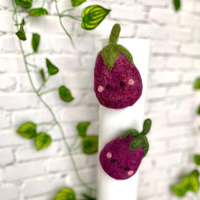 Eggplant Fridge Magnet