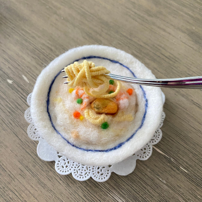 Seafood Spaghetti Fridge Magnet