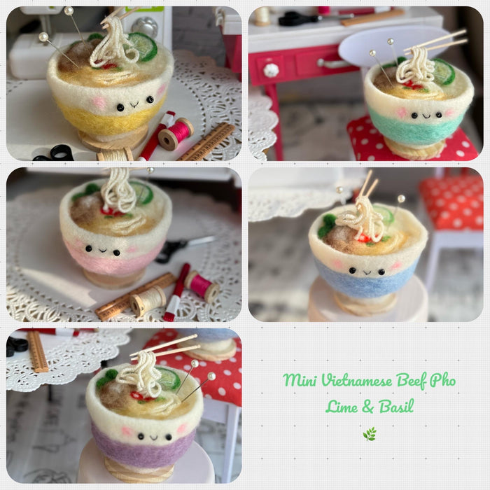 Vietnamese Pho noodle pincushion - Assorted colors