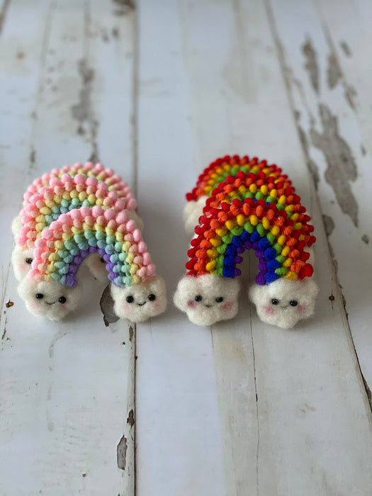 3” Rainbow Baby Photography Prop Soft Pastel
