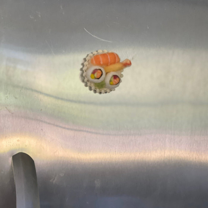 Salmon Sashimi Shrimp Tempura Sushi Fridge Magnet