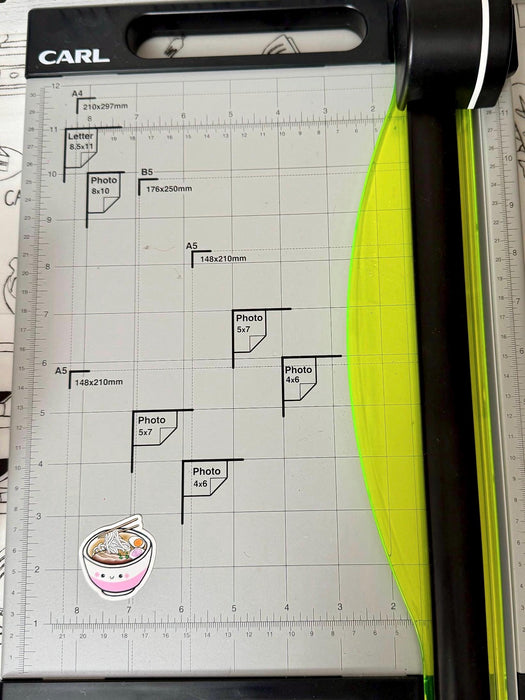 1.5” Japanese ramen sticker - pink