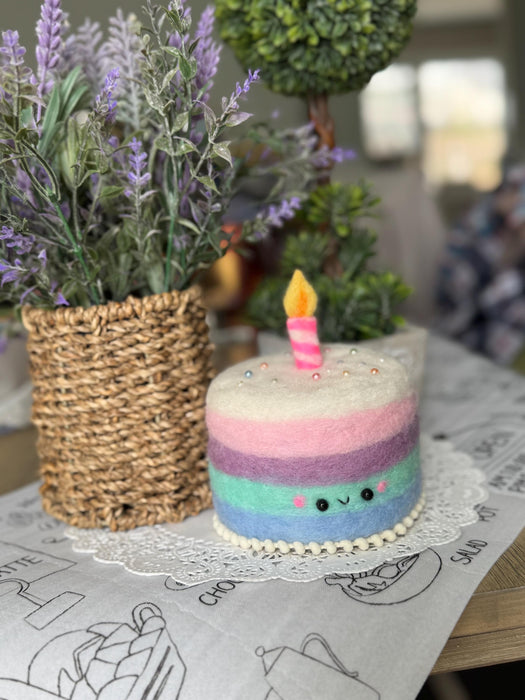 Rainbow layered Cake