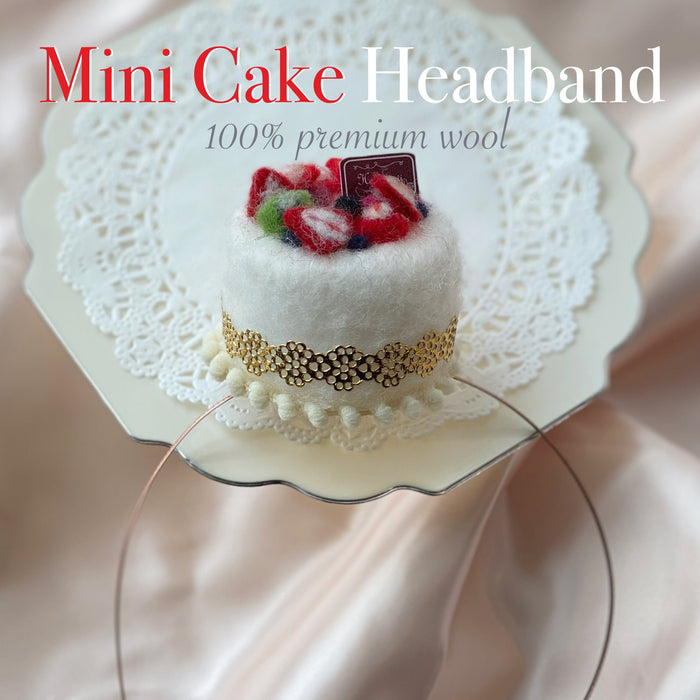 Strawberry Vanilla Cream Cake Party headband