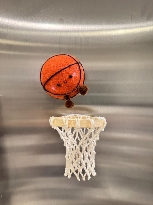 Basketball Loop Fridge Magnet