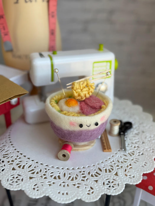 Instant noodle Spam & Egg Pincushion