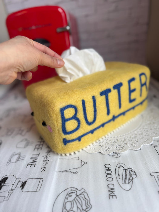 Butter Stick Tissue Box Cover