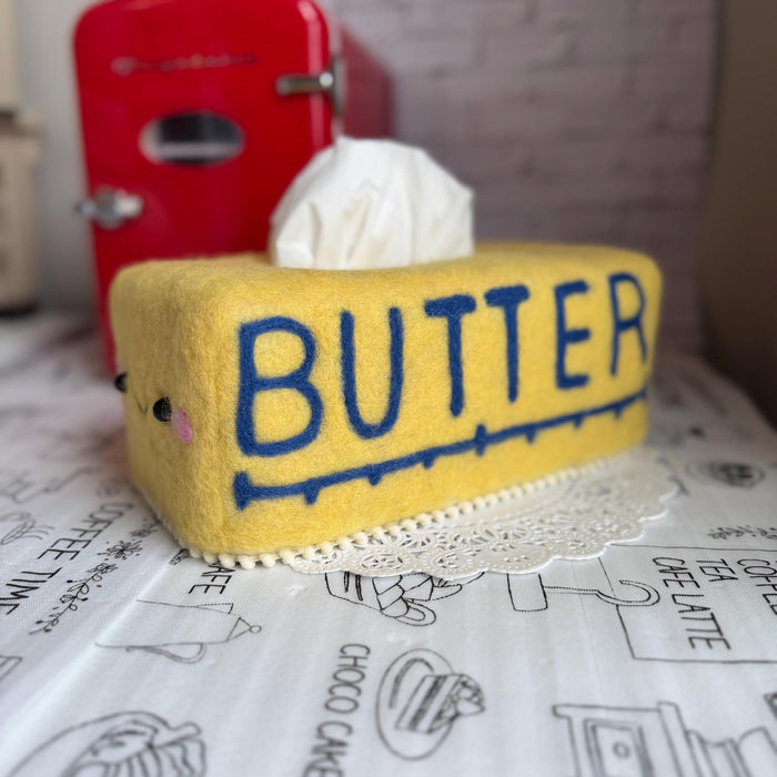 Butter Stick Tissue Box Cover