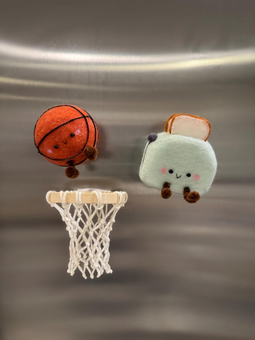 Retro Toaster Plush Fridge Magnet