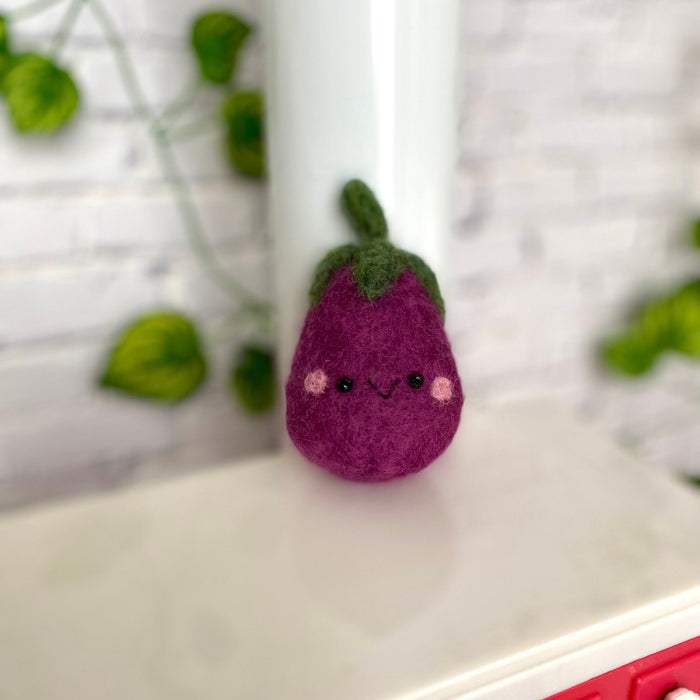Eggplant Fridge Magnet