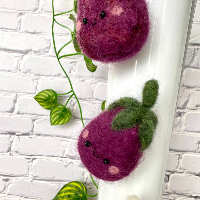 Eggplant Fridge Magnet